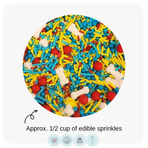 A product display image, showing our pawty time sprinkle blend